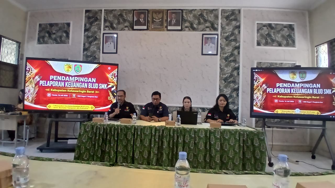 Tingkatkan Akuntabilitas, SMKN 4 Pangkalan Bun Ikuti Pendampingan Pelaporan Keuangan BLUD SMK Provinsi Kalimantan Tengah