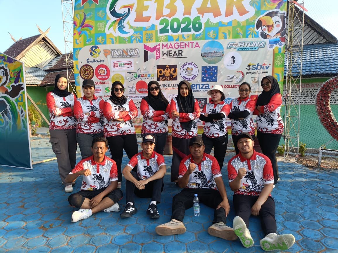 SMKN 4 PANGKALAN BUN IKUT MERIAHKAN GEBYAR SMK MELALUI LOMBA VOLI ANTAR INSTANSI