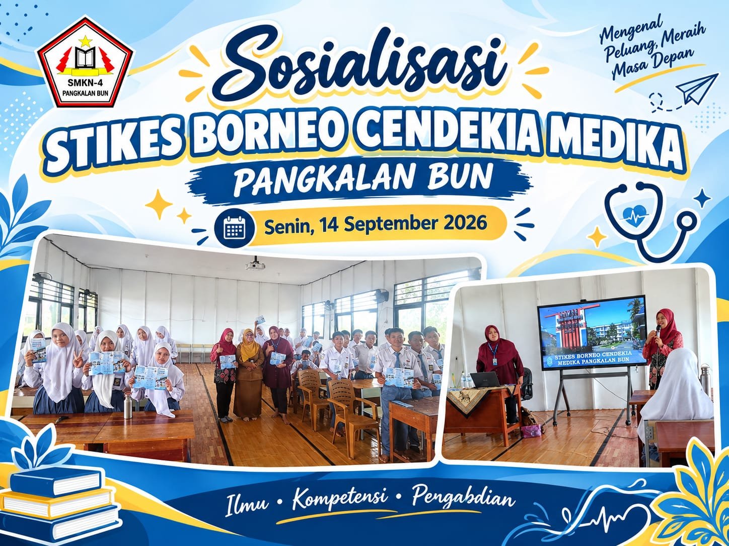 SMKN 4 Pangkalan Bun Gelar Sosialisasi Perguruan Tinggi Bersama STIKES Borneo Cendekia Medika Pangkalan Bun